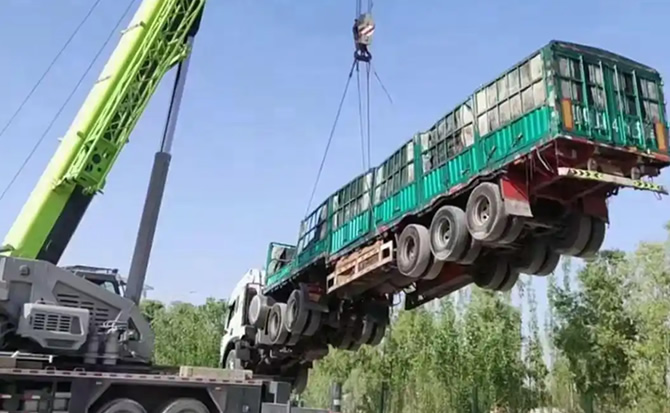攸县道路脱困救援案例